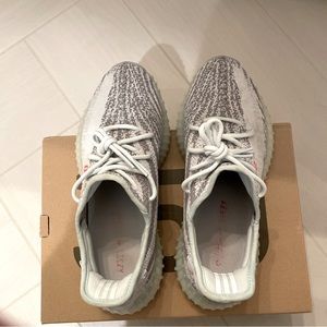 Yeezy 350v2 blue tint